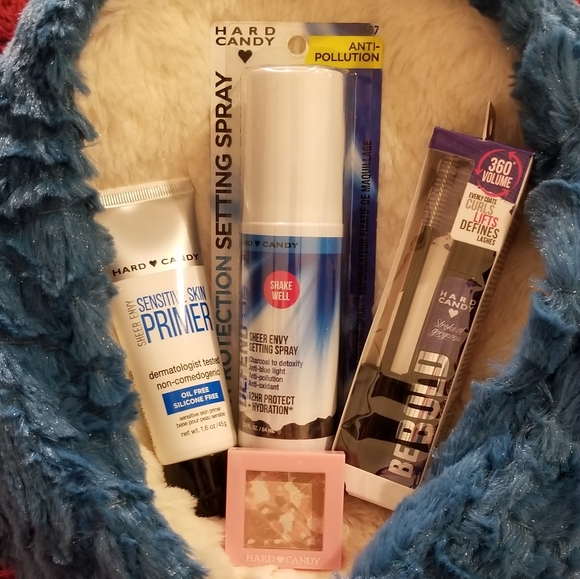 New Hard Candy Primer Eyeshadow Mascara Defend Setting Spray Gift Set - Picture 2 of 12